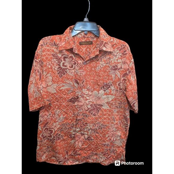 Tori Richard Other - Tori Richard Shirt Mens Small Short Sleeve Button Up 70% Silk 30% Cot Hawaiian